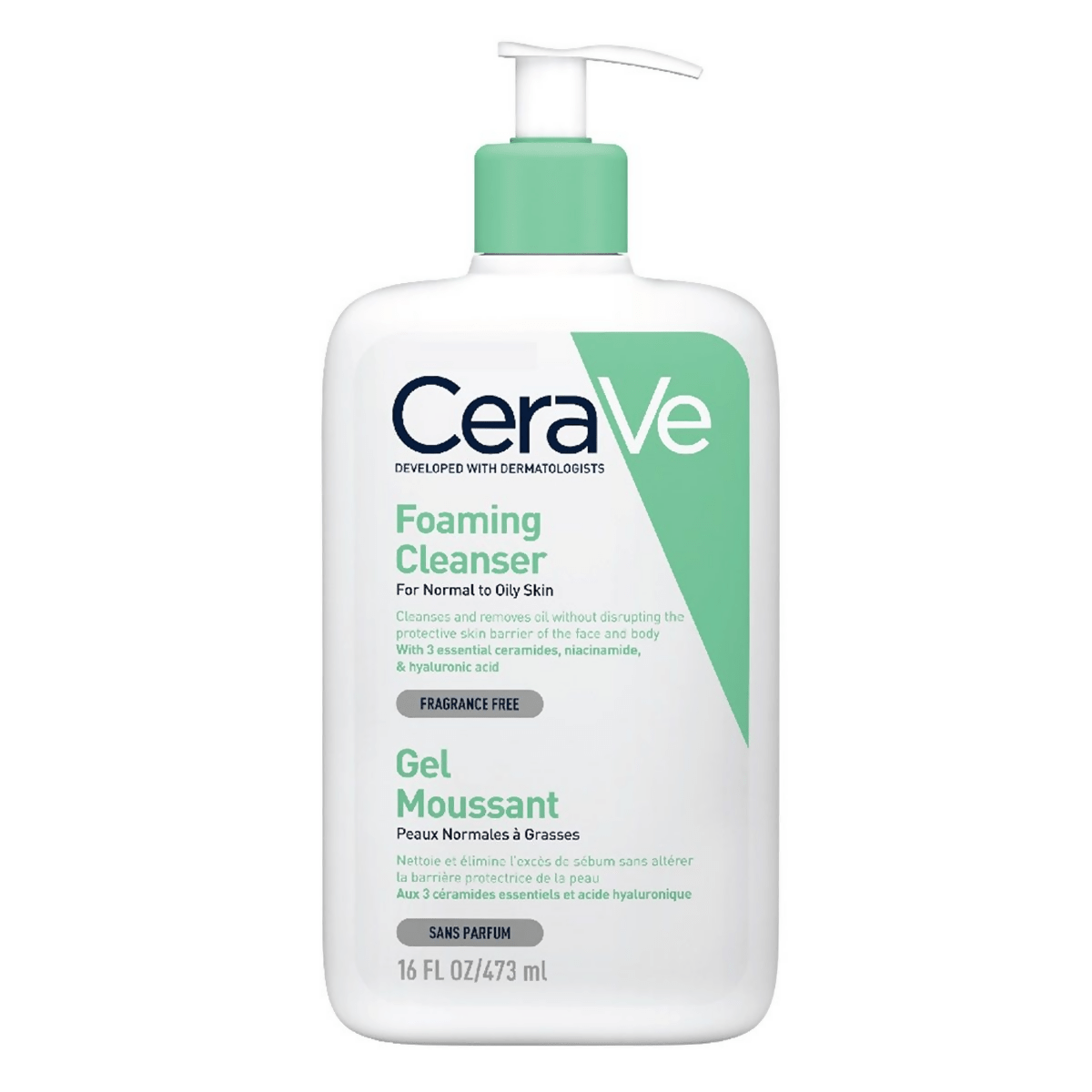 Cerave Foaming Daily Gel Cleanser for Normal to Oily Skin - Vamzn#