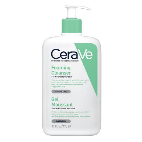 Cerave Foaming Daily Gel Cleanser for Normal to Oily Skin - Vamzn#