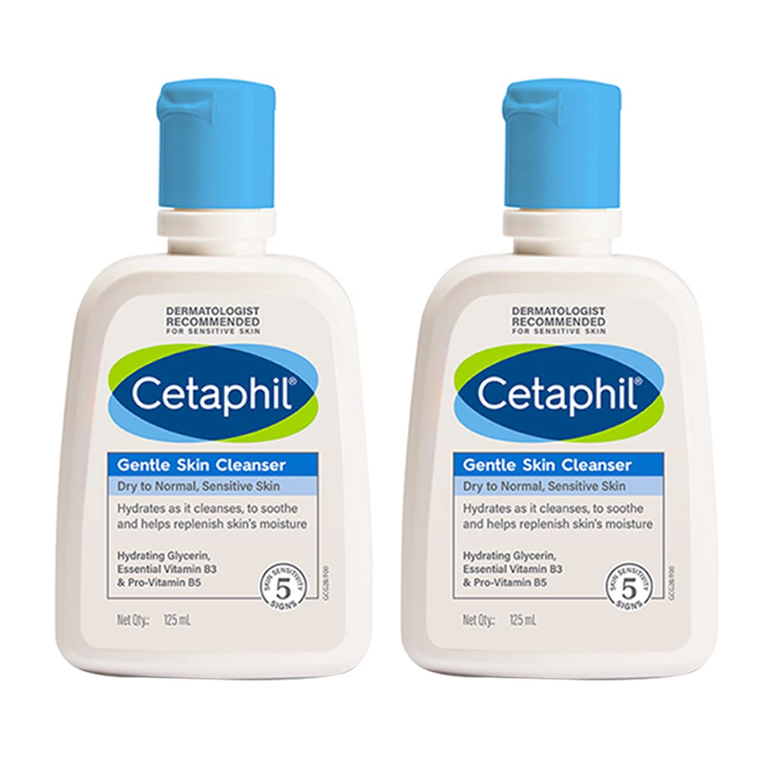 Cetaphil Face Wash Gentle Skin Cleanser for Dry to Normal, Sensitive Skin, 125 ml Hydrating Face Wash with Niacinamide, Vitamin B5 - Vamzn#