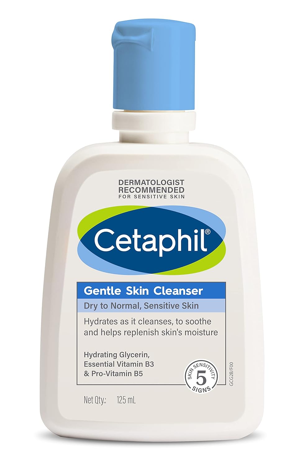 Cetaphil Face Wash Gentle Skin Cleanser for Dry to Normal, Sensitive Skin, 125 ml Hydrating Face Wash with Niacinamide, Vitamin B5 - Vamzn#