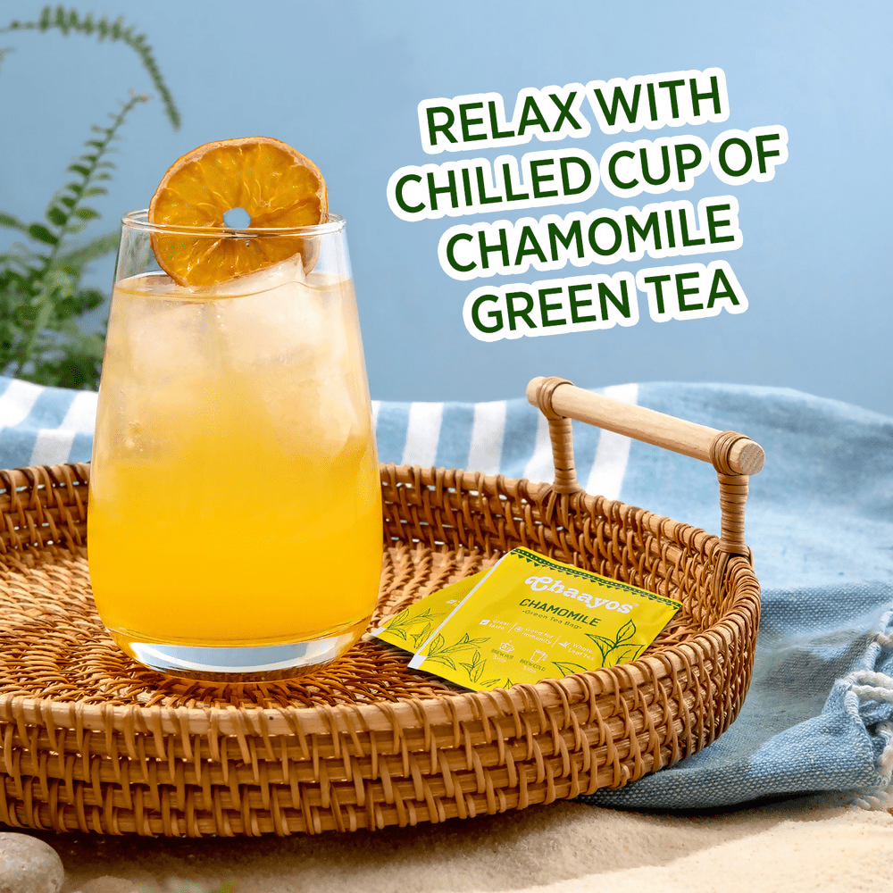 Chaayos Chamomile Green Tea Bags - Vamzn#