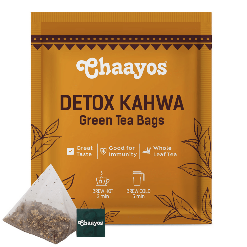 Chaayos Detox Kahwa Green Tea Bags - Vamzn#