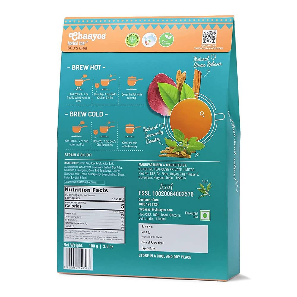 Chaayos God's Chai Herbal Tea - Vamzn#
