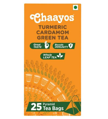 Chaayos Turmeric Cardamom Green Tea - Vamzn#