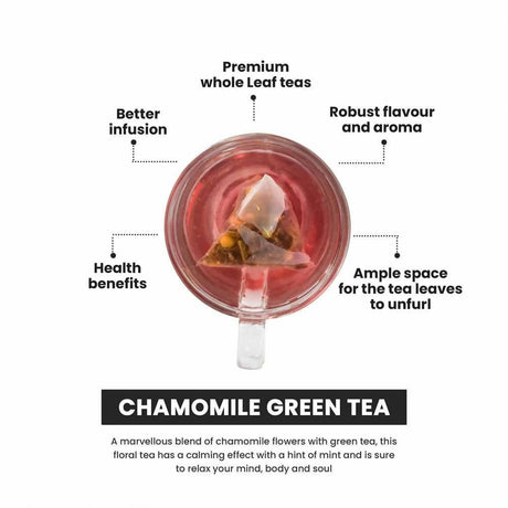 Chai Spa Chamomile Green Tea - Vamzn#