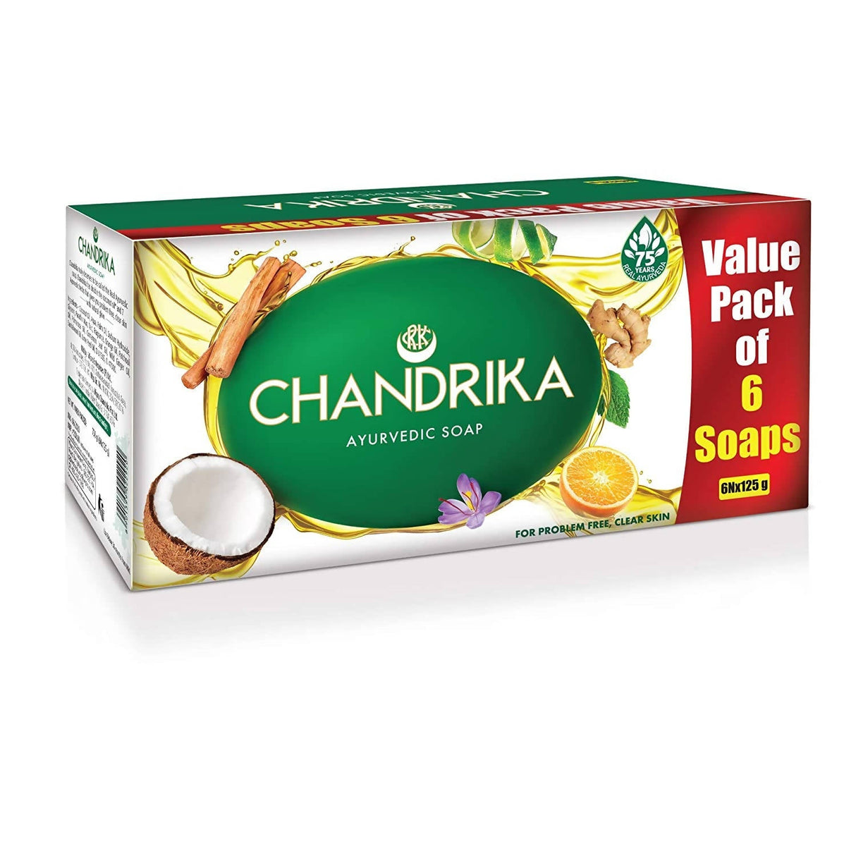 Chandrika Ayurvedic Soap - Vamzn#