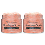 Charcoal Scrub Face Foot & Body Exfoliator Infused with Collagen and Stem Cell Natural Exfoliating Salt Body Scrub for Toning Skin Cellulite Skin Care Body by M3 Naturals - Vamzn#