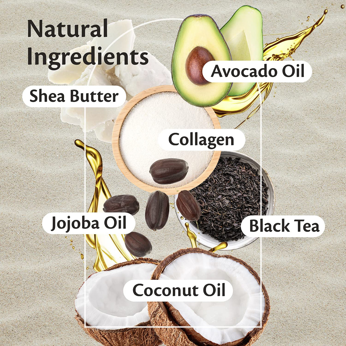 Charcoal Scrub Face Foot & Body Exfoliator Infused with Collagen and Stem Cell Natural Exfoliating Salt Body Scrub for Toning Skin Cellulite Skin Care Body by M3 Naturals - Vamzn#