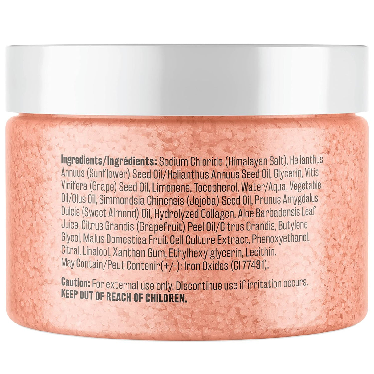Charcoal Scrub Face Foot & Body Exfoliator Infused with Collagen and Stem Cell Natural Exfoliating Salt Body Scrub for Toning Skin Cellulite Skin Care Body by M3 Naturals - Vamzn#