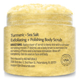 Charcoal Scrub Face Foot & Body Exfoliator Infused with Collagen and Stem Cell Natural Exfoliating Salt Body Scrub for Toning Skin Cellulite Skin Care Body by M3 Naturals - Vamzn#