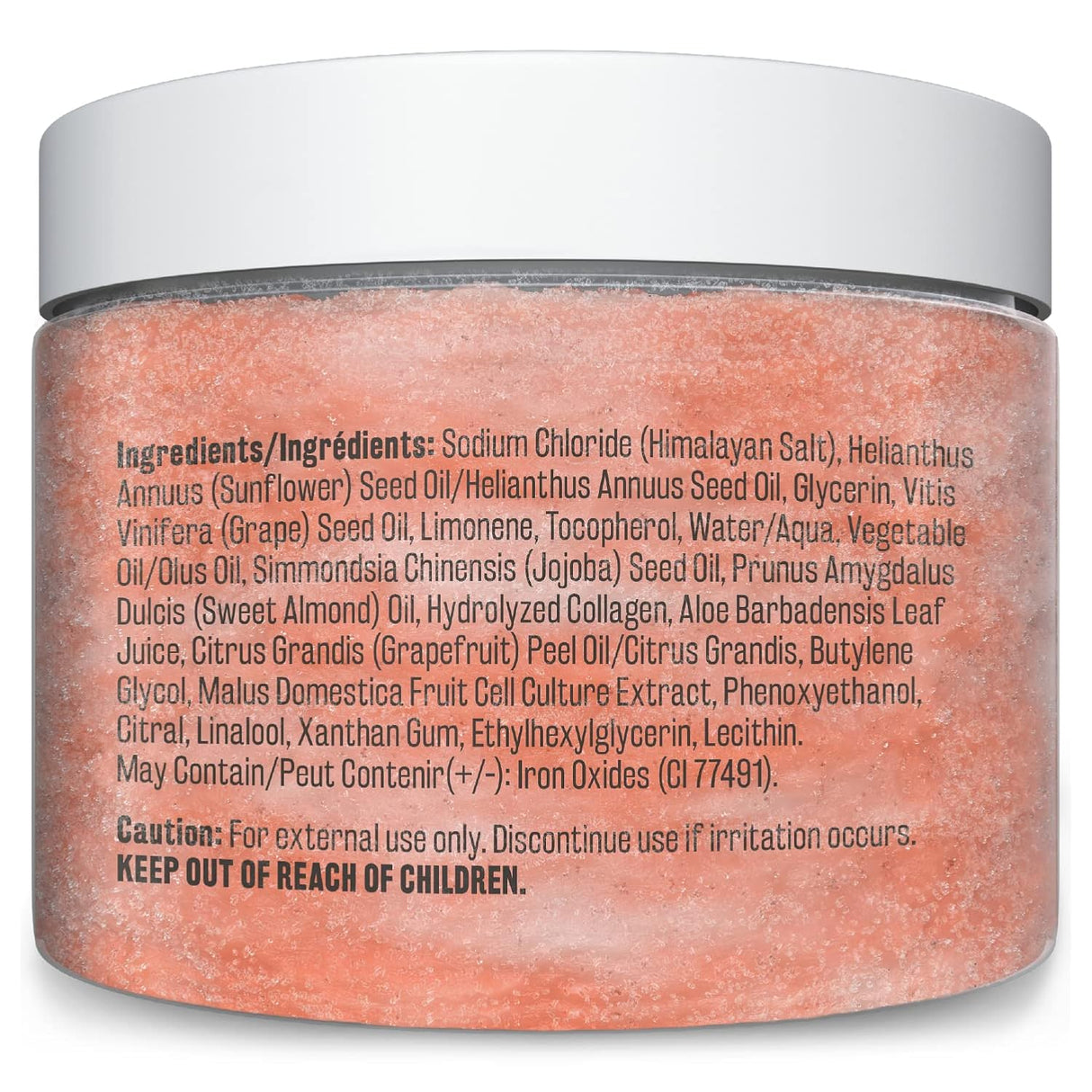 Charcoal Scrub Face Foot & Body Exfoliator Infused with Collagen and Stem Cell Natural Exfoliating Salt Body Scrub for Toning Skin Cellulite Skin Care Body by M3 Naturals - Vamzn#