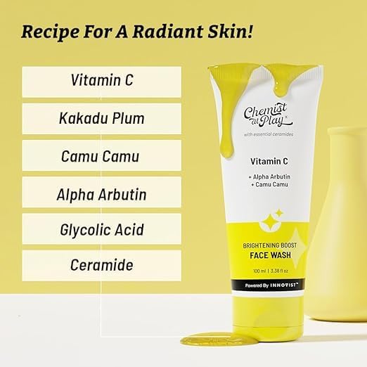 Chemist at Play Exfoliating Body Scrub For Removing Tan & Dead Skin Cells | Rough & Bumpy Skin, Tanned & Pigmented Skin | For Smooth, Soft & Bright Skin | Natural AHAs | Coffee | For Men & Women | 75g - Vamzn#