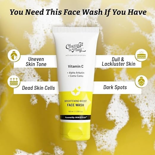 Chemist at Play Exfoliating Body Scrub For Removing Tan & Dead Skin Cells | Rough & Bumpy Skin, Tanned & Pigmented Skin | For Smooth, Soft & Bright Skin | Natural AHAs | Coffee | For Men & Women | 75g - Vamzn#