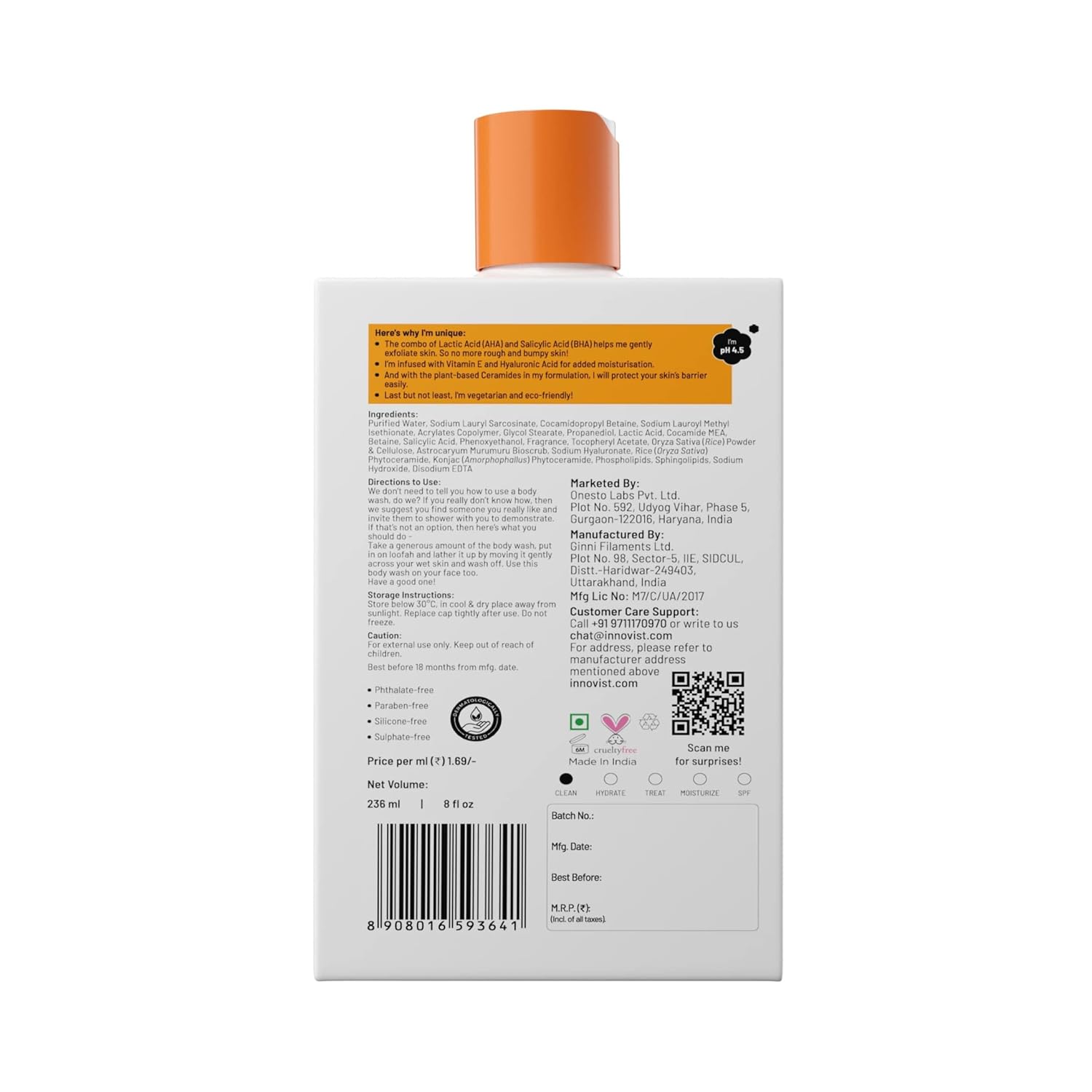Chemist at Play Exfoliating Body Scrub For Removing Tan & Dead Skin Cells | Rough & Bumpy Skin, Tanned & Pigmented Skin | For Smooth, Soft & Bright Skin | Natural AHAs | Coffee | For Men & Women | 75g - Vamzn#