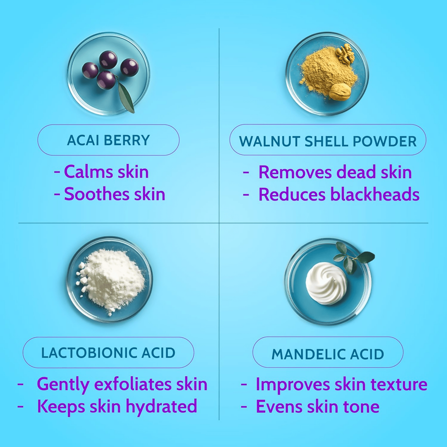 Chemist At Play Gentle Exfoliating Face Scrub With Mandelic Acid & Walnuts - Vamzn#