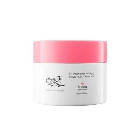 Chemist At Play Oily Skin Night Cream For Oily & Acne - Prone Skin, Controls Excess Sebum - Vamzn#