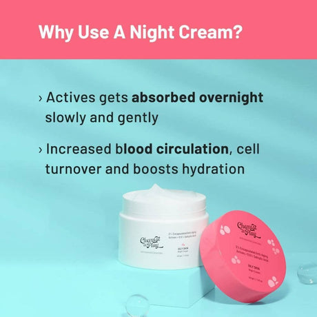 Chemist At Play Oily Skin Night Cream For Oily & Acne - Prone Skin, Controls Excess Sebum - Vamzn#