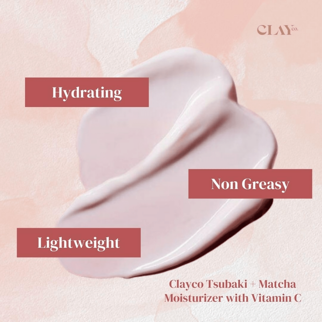 Clayco Tsubaki + Matcha Face Moisturizer With Vitamin C For Oily & Sensitive Skin Face Cream - Vamzn#
