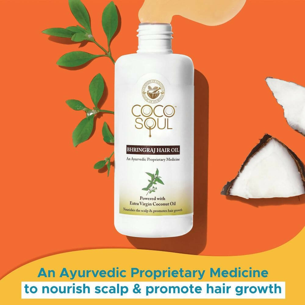 Coco Soul Bhringraj Hair Oil - Vamzn#