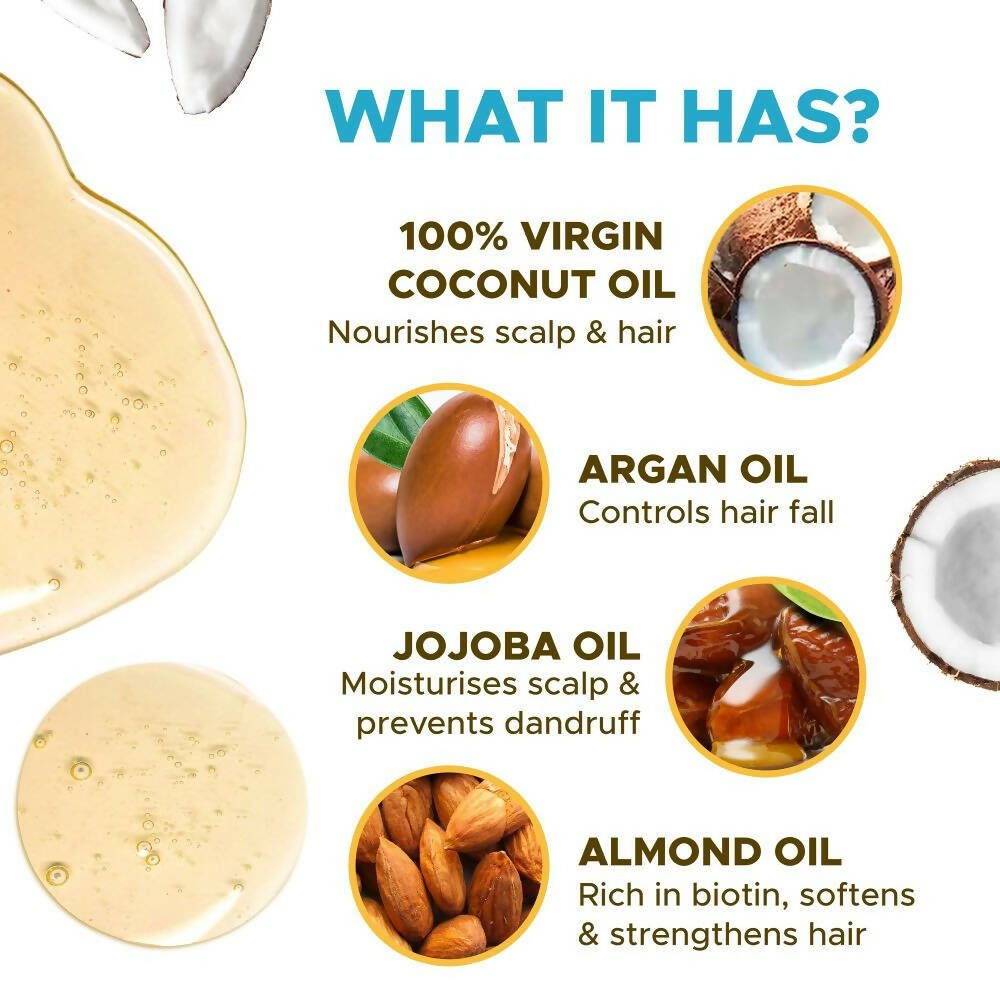 Coco Soul Extra Virgin Coconut Hair Oil - Vamzn#