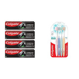 Colgate Charcoal Clean Black Gel Toothpaste, Combo Pack of 240g (120g x2) Deep Clean Tooth paste With Bamboo Charcoal & Wintergreen Mint For Plaque Removal & Tingling Fresh Mouth Experience - Vamzn#