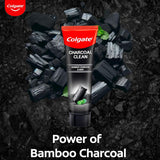 Colgate Charcoal Clean Black Gel Toothpaste, Combo Pack of 240g (120g x2) Deep Clean Tooth paste With Bamboo Charcoal & Wintergreen Mint For Plaque Removal & Tingling Fresh Mouth Experience - Vamzn#