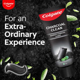 Colgate Charcoal Clean Black Gel Toothpaste, Combo Pack of 240g (120g x2) Deep Clean Tooth paste With Bamboo Charcoal & Wintergreen Mint For Plaque Removal & Tingling Fresh Mouth Experience - Vamzn#