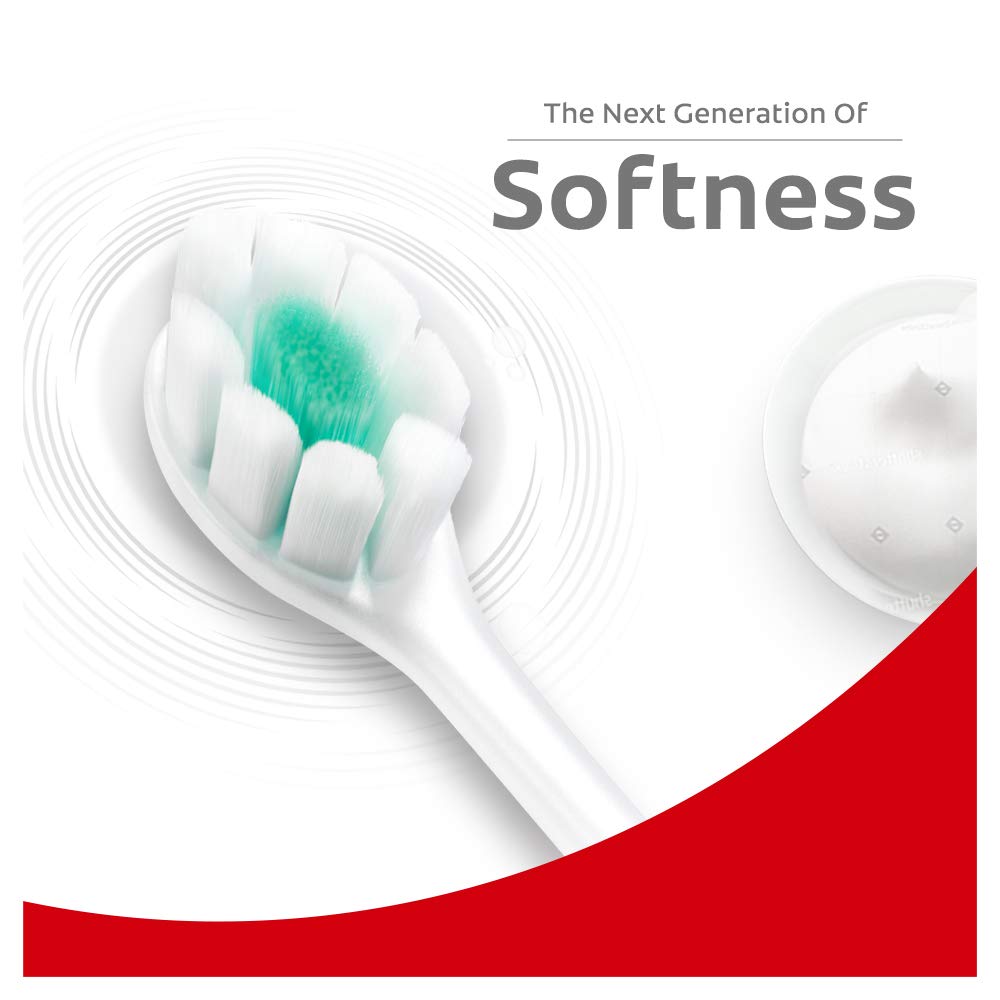 Colgate Gentle Toothbrush Ultrafoam, Ultra Soft Manual Toothbrush For Adults - 2 Pcs, Multi Colour - Vamzn#