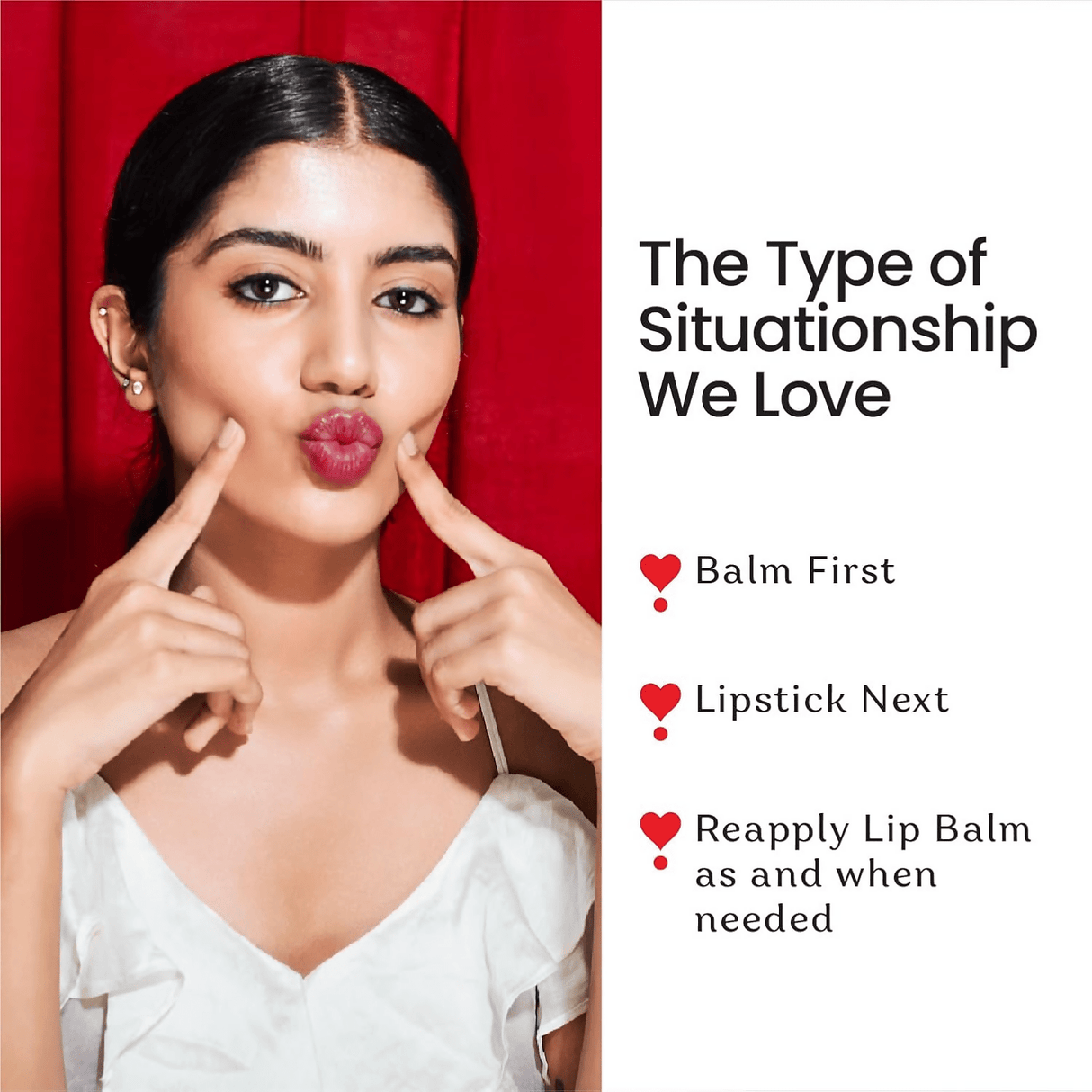 Color Cupid 2 in 1 Tinted Lip Balm + Liquid Lipstick - Red & Reign - Vamzn#