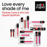 Color Cupid Matte Intense Color 18 - Hour Stay Liquid Lipstick | Infused with Hyaluronic Acid & Ceramide | Transfer Proof & Kiss Proof| Forever Love - Sweetheart Mocha | 1.5 ml - Vamzn#