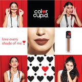 Color Cupid Matte Intense Color 18 - Hour Stay Liquid Lipstick | Infused with Hyaluronic Acid & Ceramide | Transfer Proof & Kiss Proof| Forever Love - Sweetheart Mocha | 1.5 ml - Vamzn#
