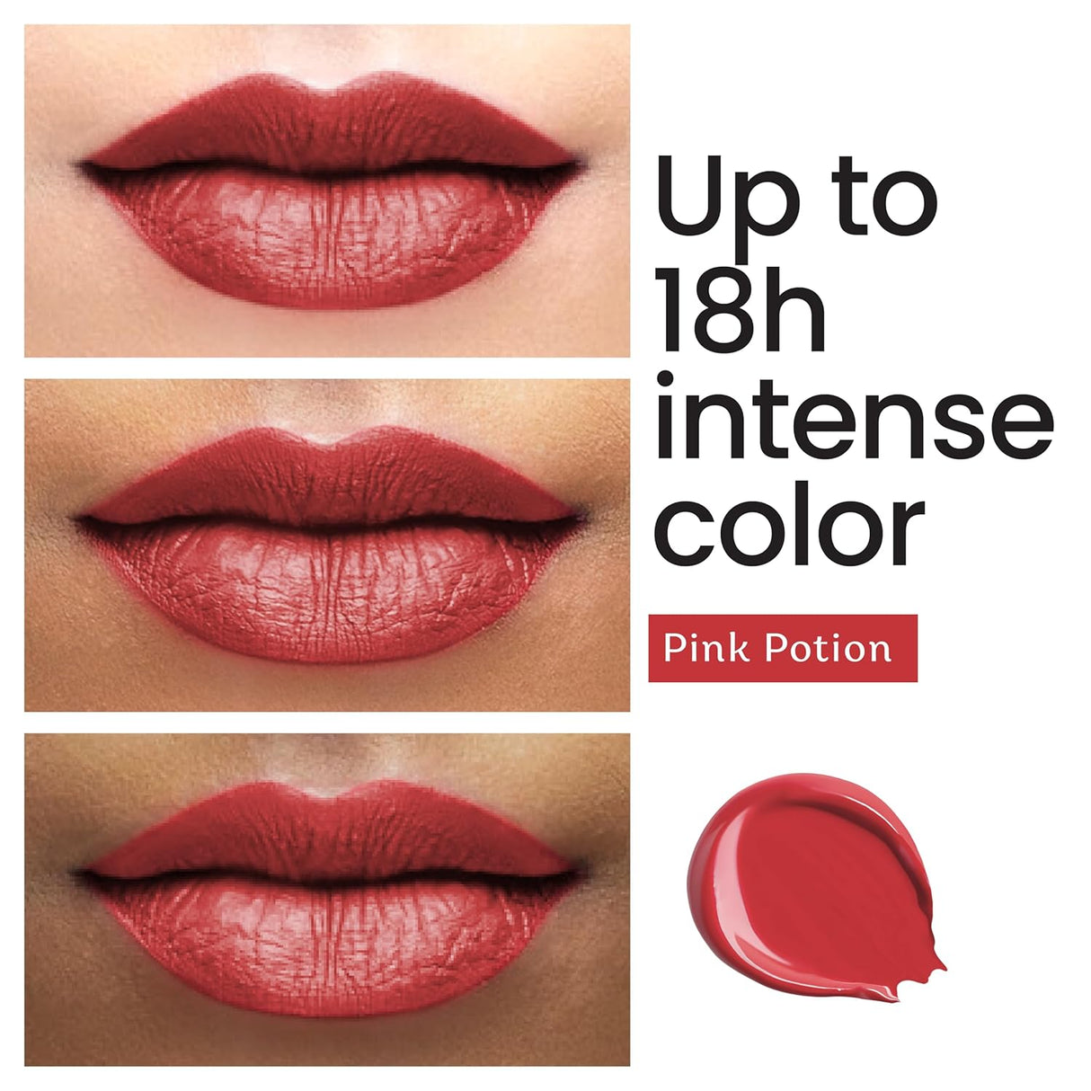 Color Cupid Matte Intense Color 18 - Hour Stay Liquid Lipstick | Infused with Hyaluronic Acid & Ceramide | Transfer Proof & Kiss Proof| Forever Love - Sweetheart Mocha | 1.5 ml - Vamzn#