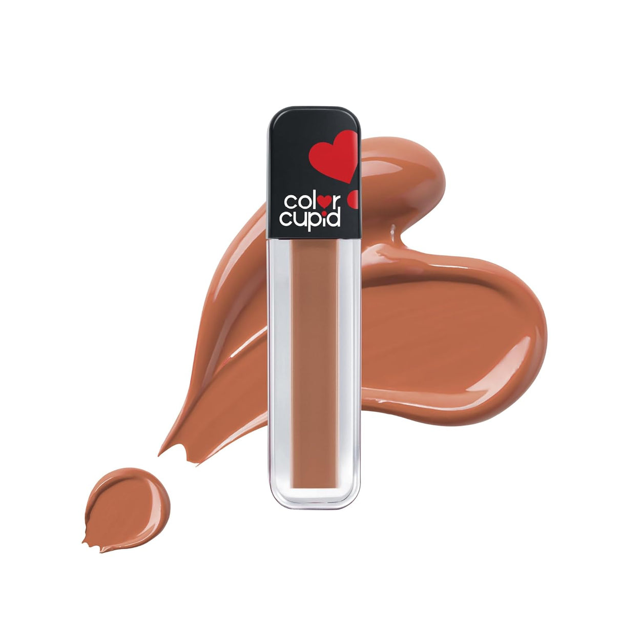 Color Cupid Matte Intense Color 18 - Hour Stay Liquid Lipstick | Infused with Hyaluronic Acid & Ceramide | Transfer Proof & Kiss Proof| Forever Love - Sweetheart Mocha | 1.5 ml - Vamzn#