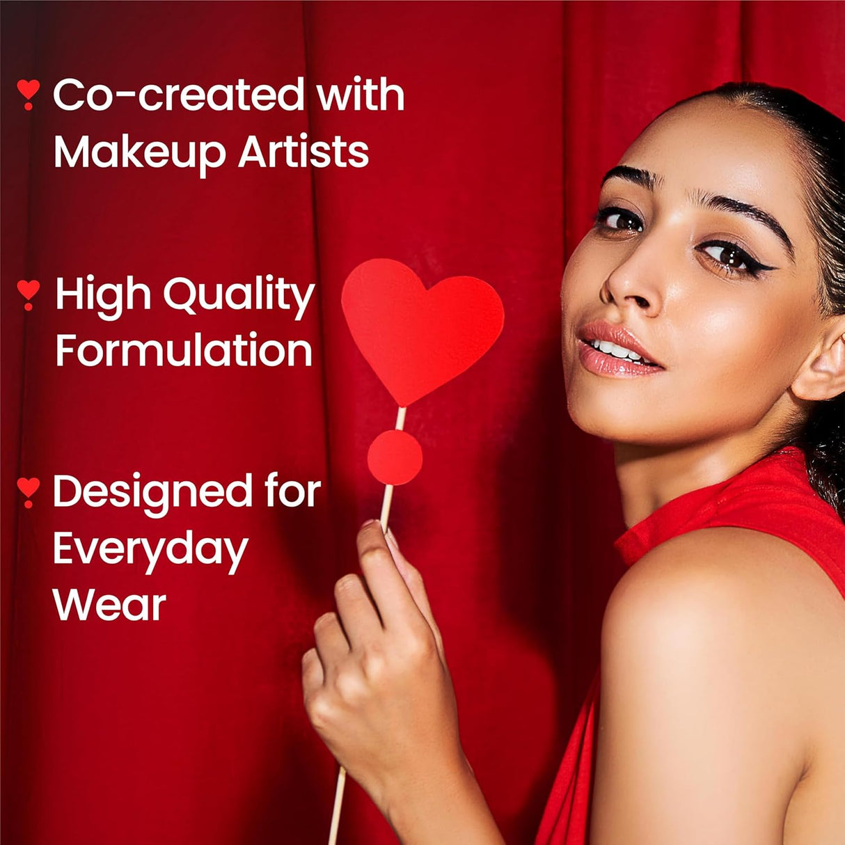 Color Cupid Matte Intense Color 18 - Hour Stay Liquid Lipstick | Infused with Hyaluronic Acid & Ceramide | Transfer Proof & Kiss Proof| Forever Love - Sweetheart Mocha | 1.5 ml - Vamzn#