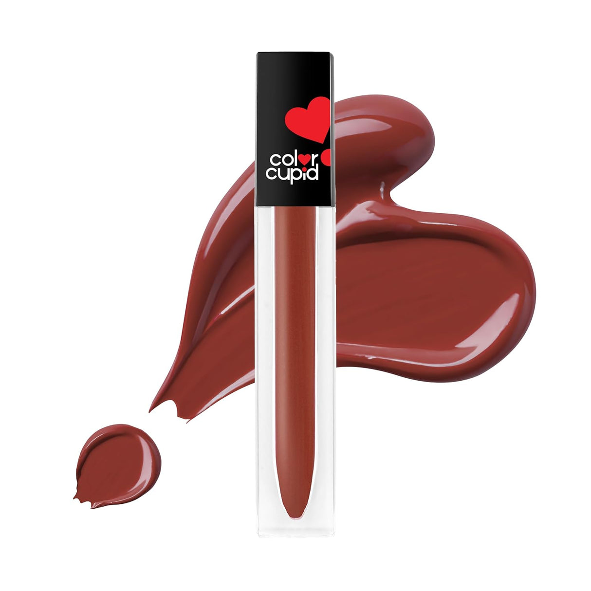 Color Cupid Matte Intense Color 18 - Hour Stay Liquid Lipstick | Infused with Hyaluronic Acid & Ceramide | Transfer Proof & Kiss Proof| Forever Love - Sweetheart Mocha | 1.5 ml - Vamzn#