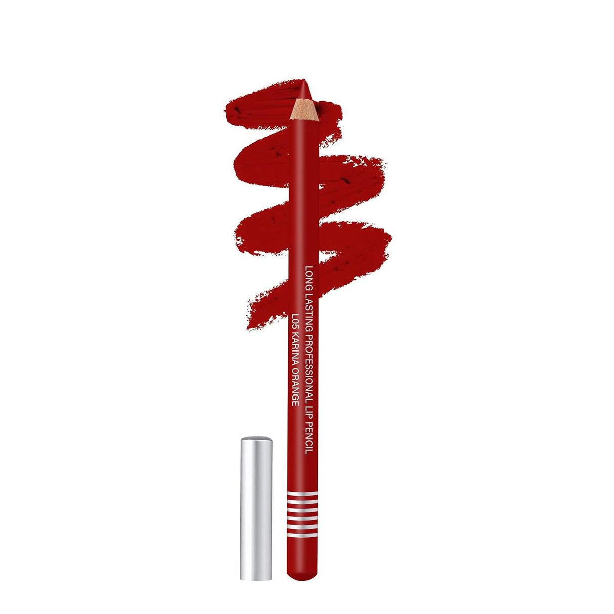 Colors Queen Lip Liner Pencil | Non Transfer Lip Liner for Professional Makeup | Lip Liner Pencil Waterproof (L - 01, Warm Red) - Vamzn#