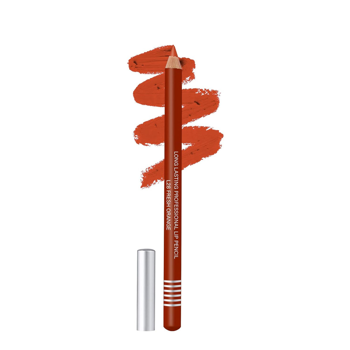 Colors Queen Lip Liner Pencil | Non Transfer Lip Liner for Professional Makeup | Lip Liner Pencil Waterproof (L - 01, Warm Red) - Vamzn#