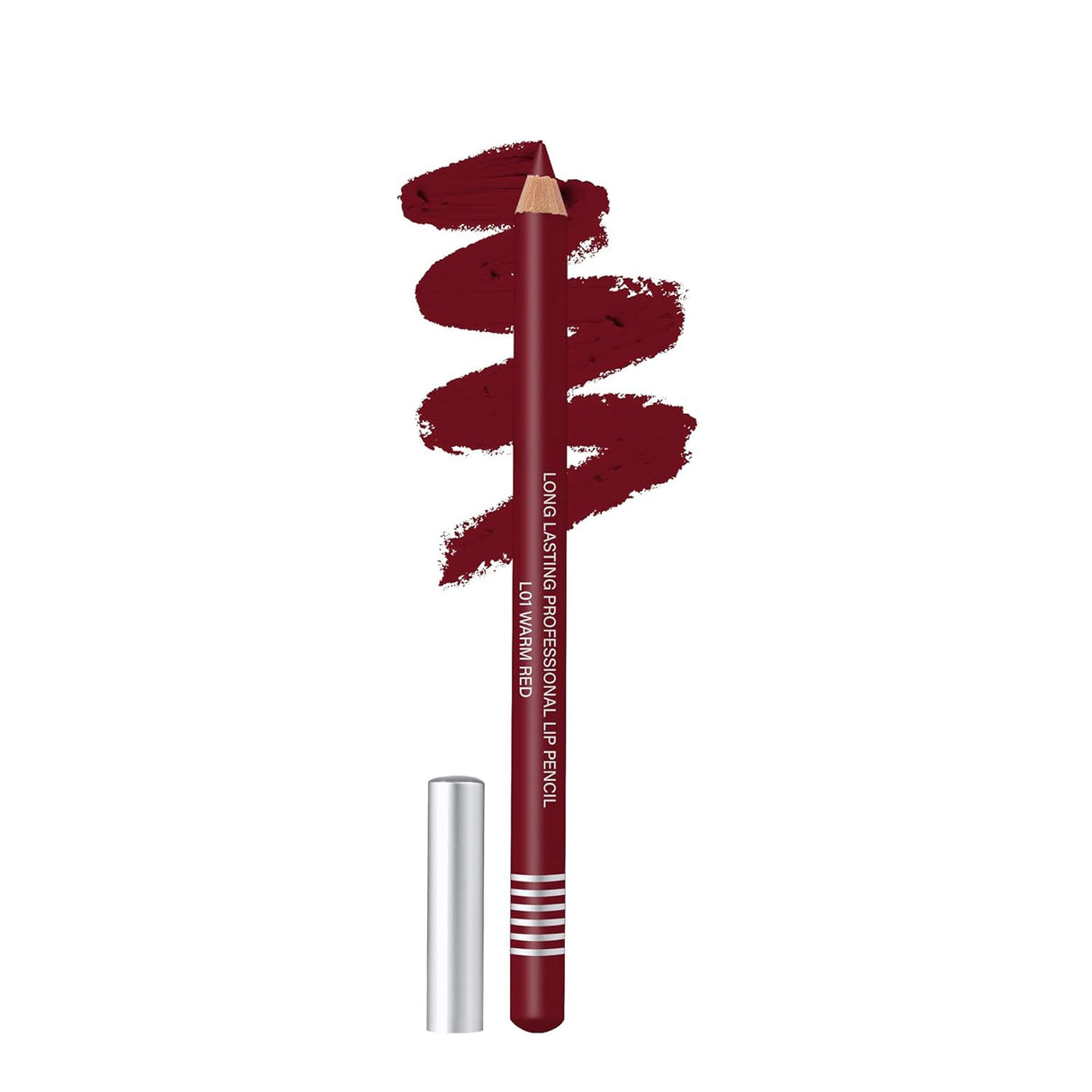 Colors Queen Lip Liner Pencil | Non Transfer Lip Liner for Professional Makeup | Lip Liner Pencil Waterproof (L - 01, Warm Red) - Vamzn#