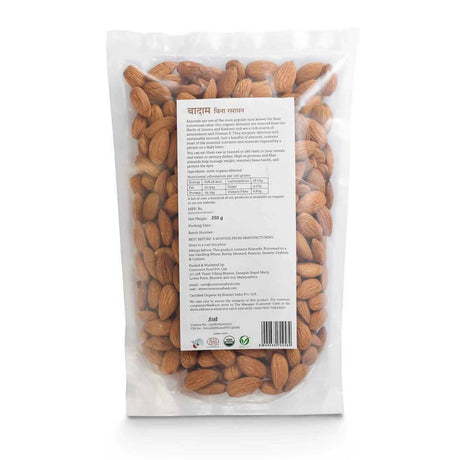 Conscious Food Organic Almonds (Badaam) - Vamzn#