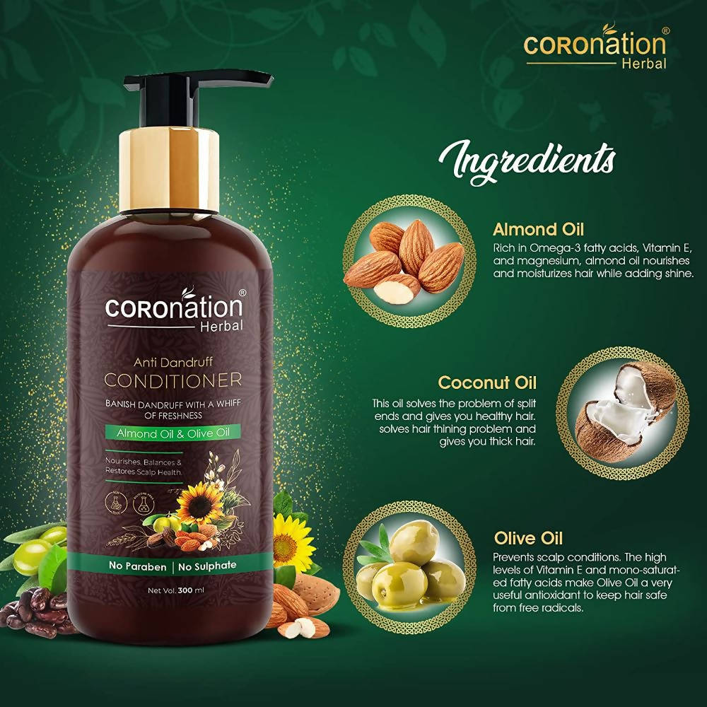 Coronation Herbal Anti Dandruff Hair Conditioner - Vamzn#