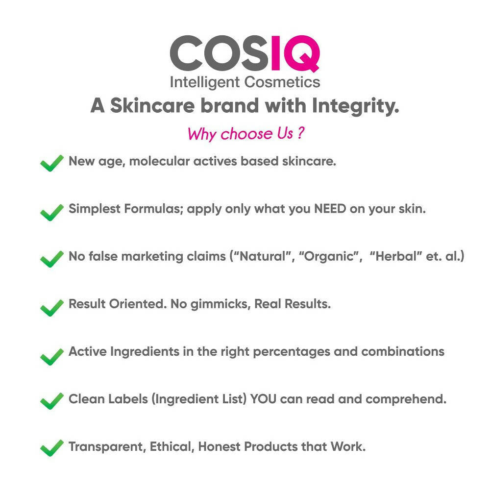 Cos - IQ Niacinamide Vitamin B3 - 20% Face Serum for Ultra Sensitive Skin - Vamzn#