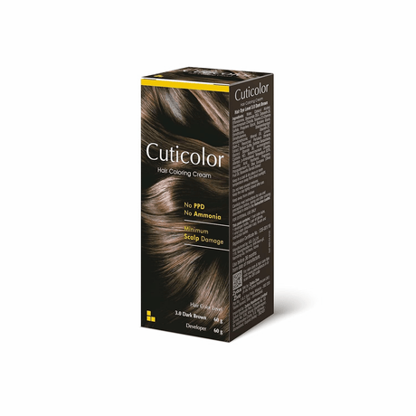 Cuticolor Hair Color Cream - Dark Brown - Vamzn#