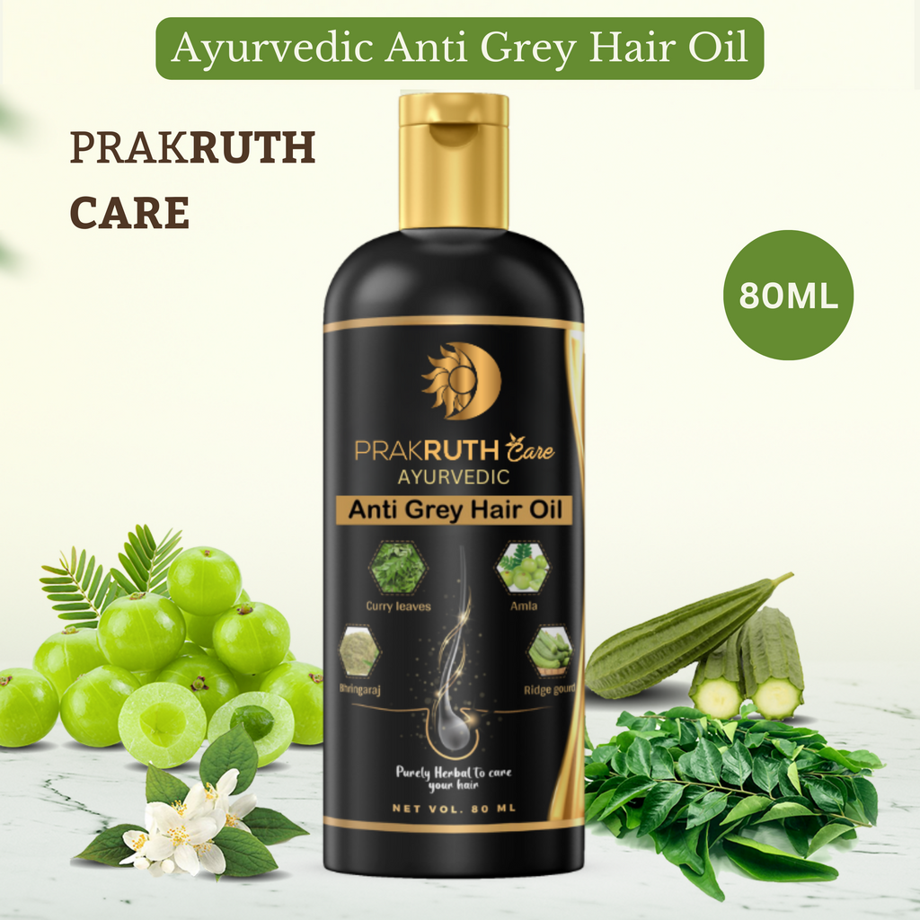 Prakruth Care Ayurvedic Anti Grey Hair Oil