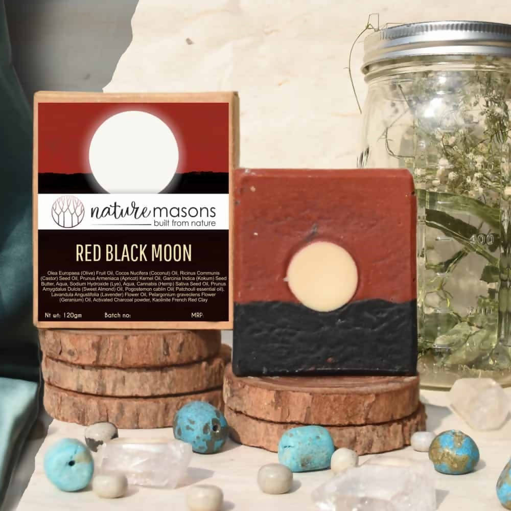 Nature Masons Red Black Moon Artisanal Cold Process Soap