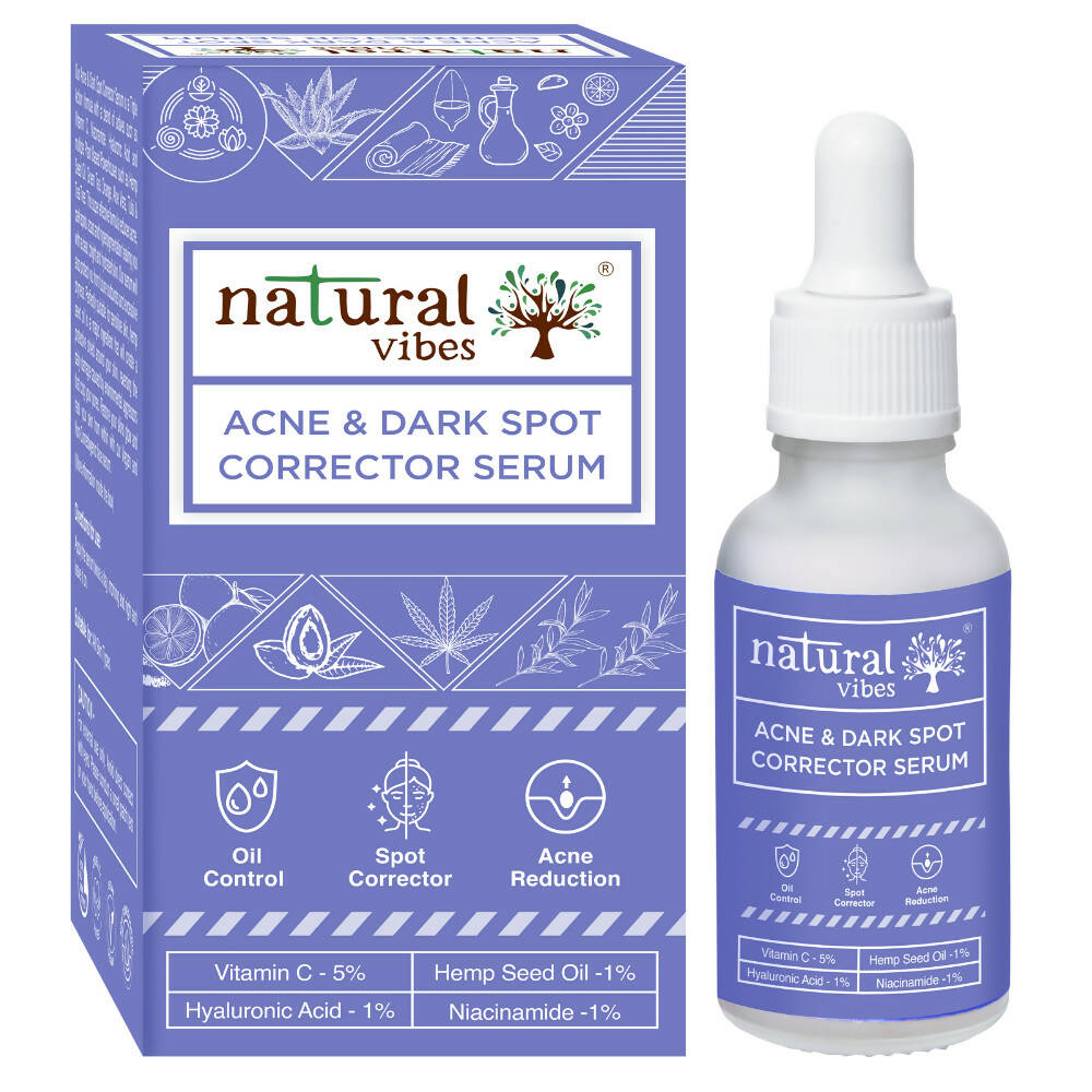 Natural Vibes Acne & Dark Spot Corrector Face Serum