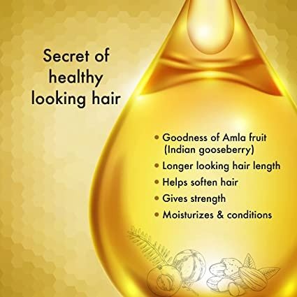 Dabur Amla Gold Hair Oil - Vamzn#