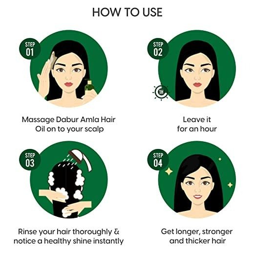 Dabur Amla Hair Oil - Vamzn#