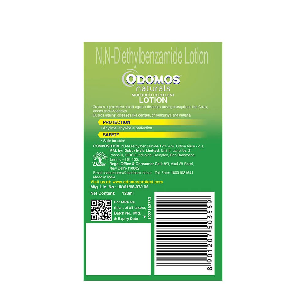 Dabur Odomos Naturals Mosquito Repellent Lotion - Vamzn#
