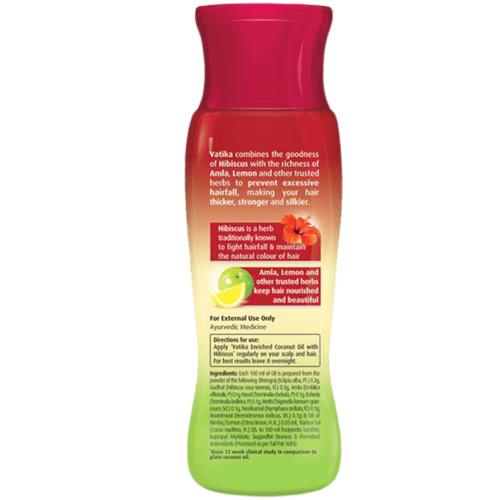 Dabur Vatika Enriched Coconut Hair Oil with Hibiscus - Vamzn#