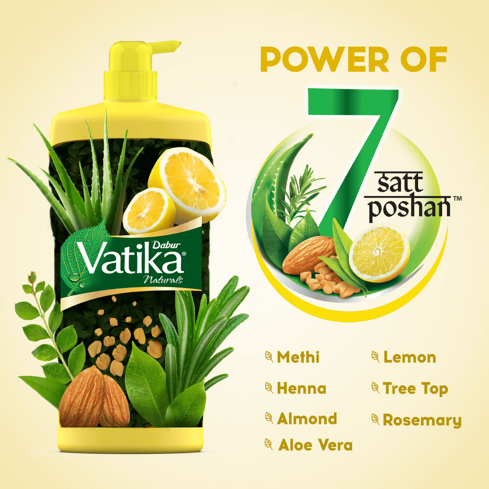 Dabur Vatika Naturals Anti Dandruff Shampoo - Vamzn#